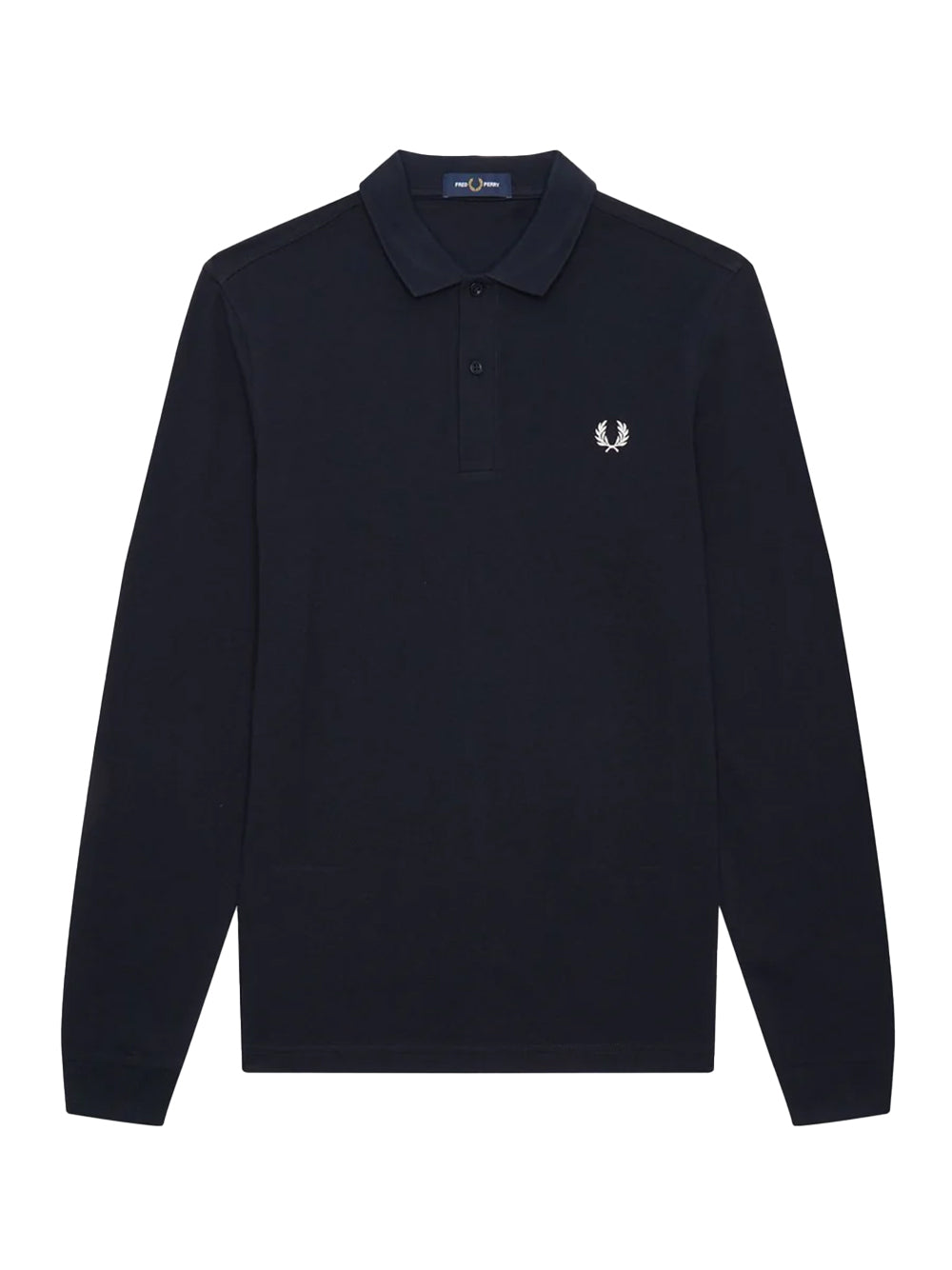 Fred Perry Polo Blu Navy M6006 Manica Lunga