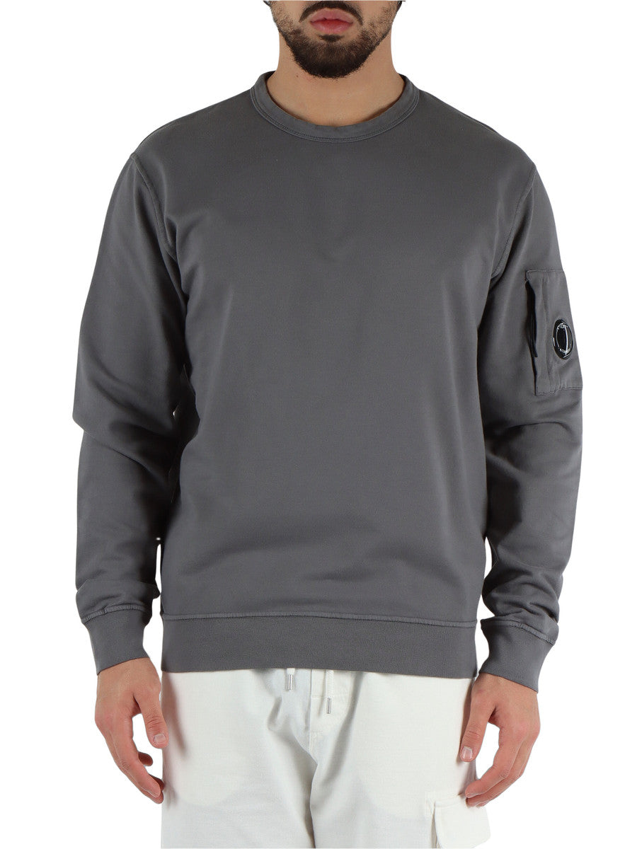 スウェット・トレーナー CP Company Light Fleece Sweatshirt Gray CPCompany Light Fleece Sweatshirt Grey Topo – IMaurizio