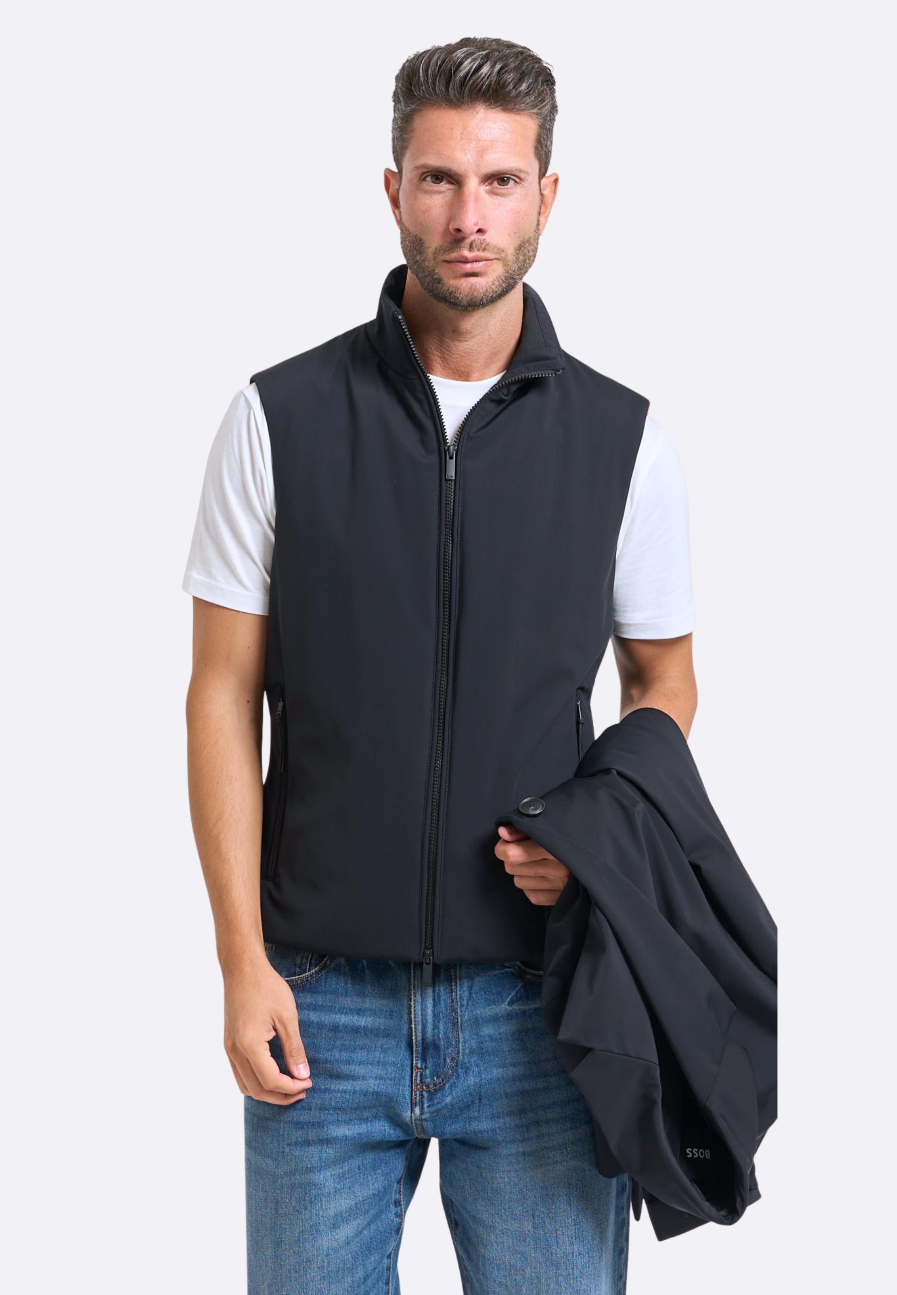 Soprabito Uomo Giacca Con Gilet Interno Uomo Cappotto Uomo Con