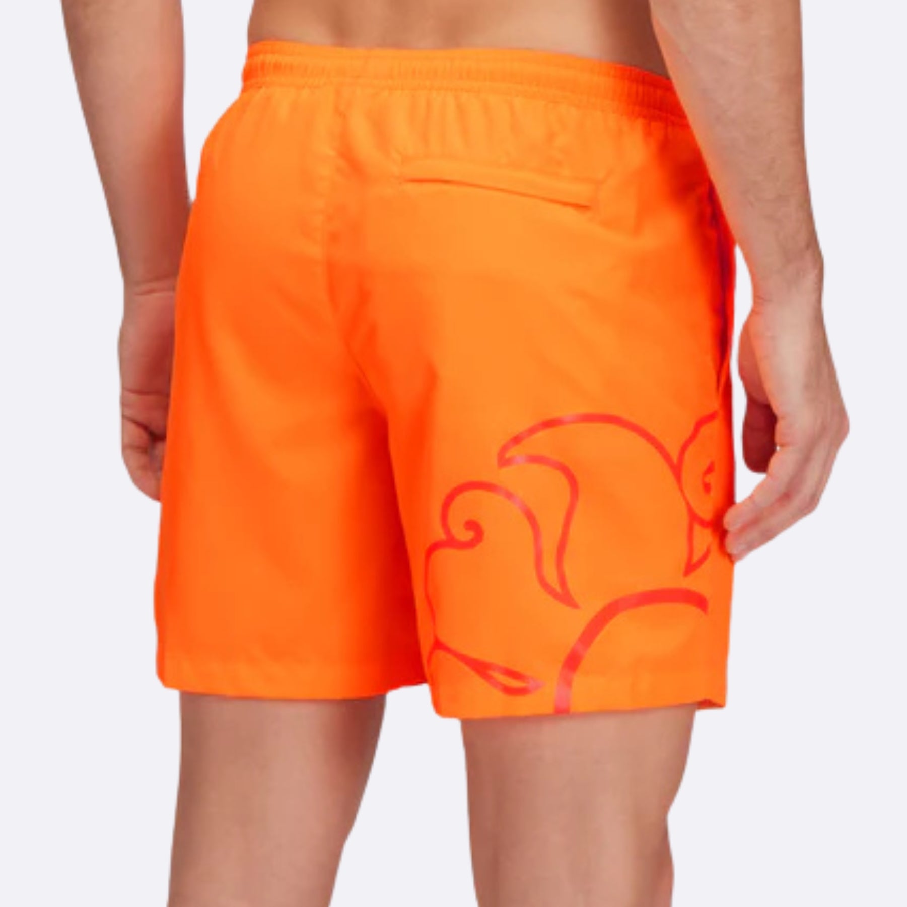 Sundek Orange Printed Swimsuit Mid Length – IMaurizio