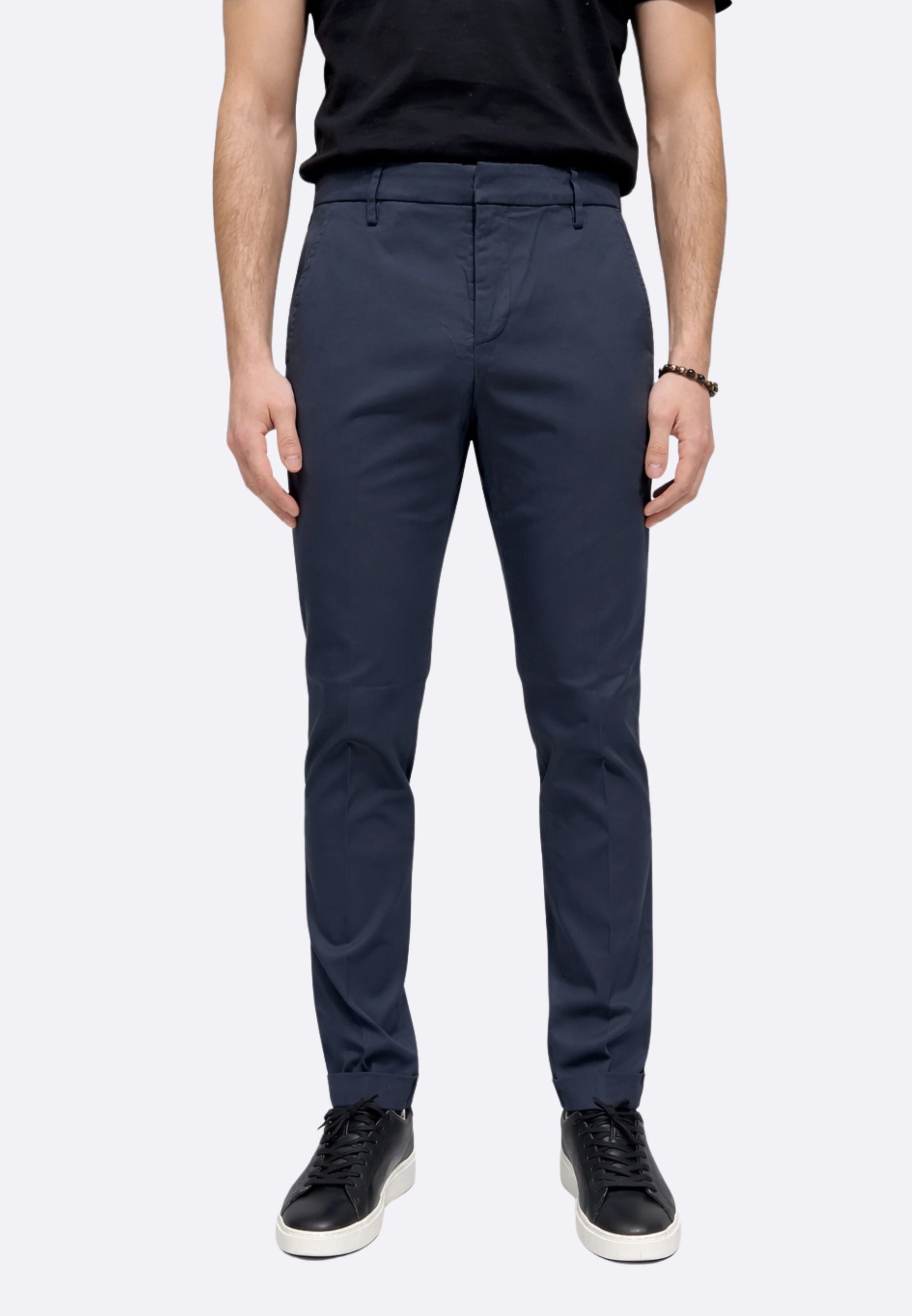 Dondup Pantalone Gaubert Blu in Cotone