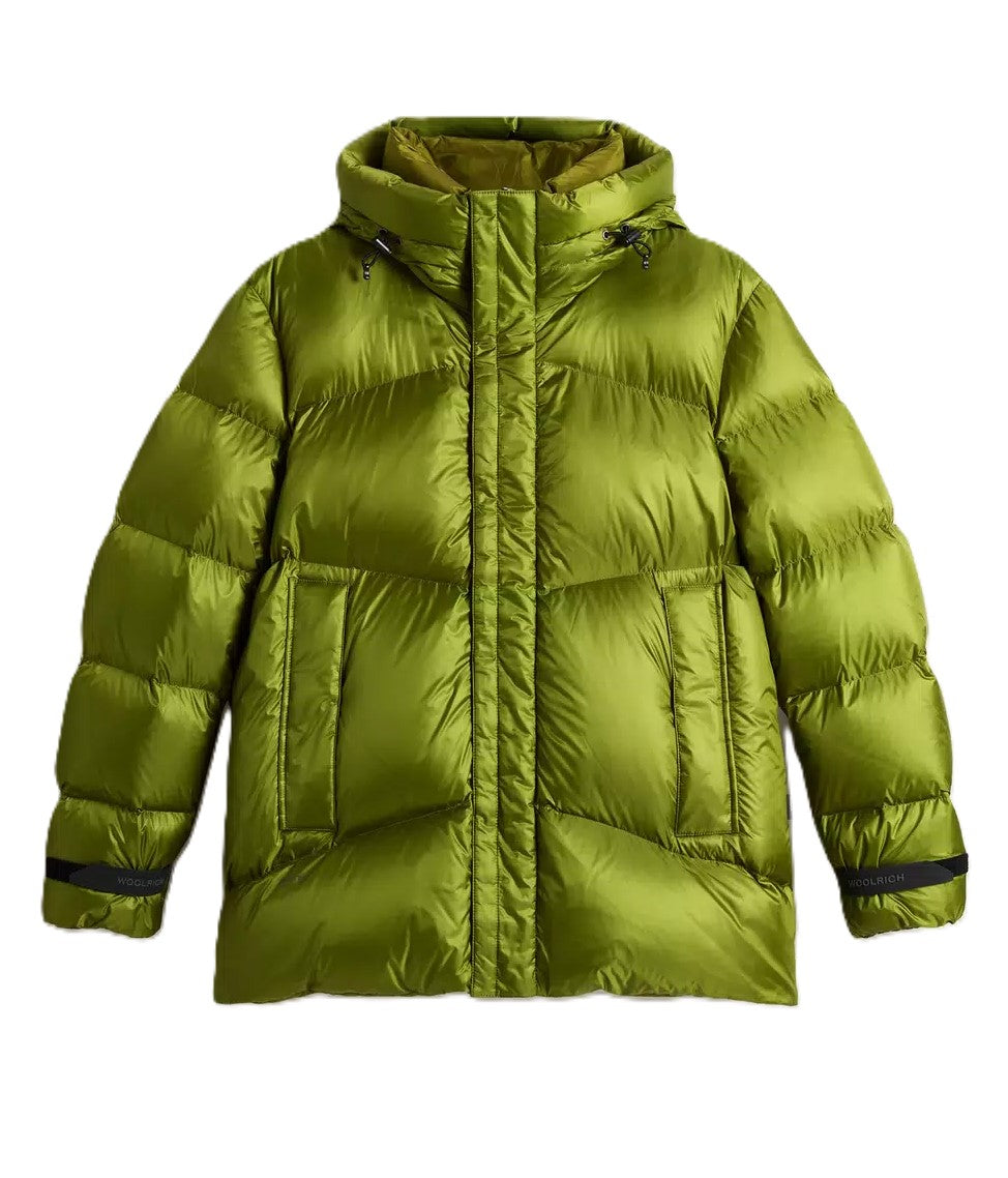 Woolrich Acid Green Nylon Partex Down Jacket – IMaurizio