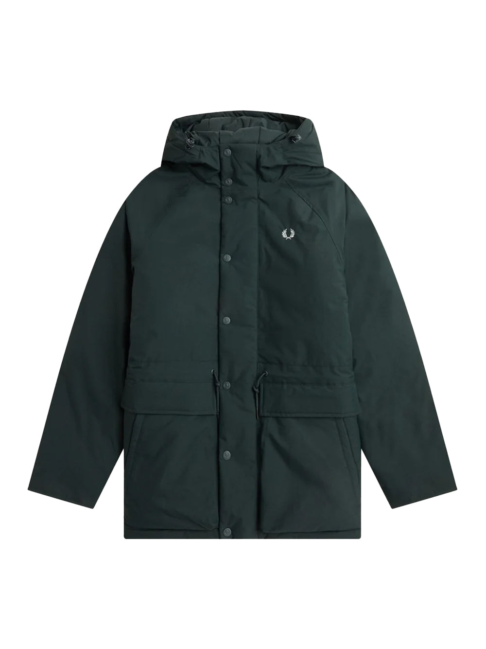 Fred Perry Giubbino con Cappuccio Verde